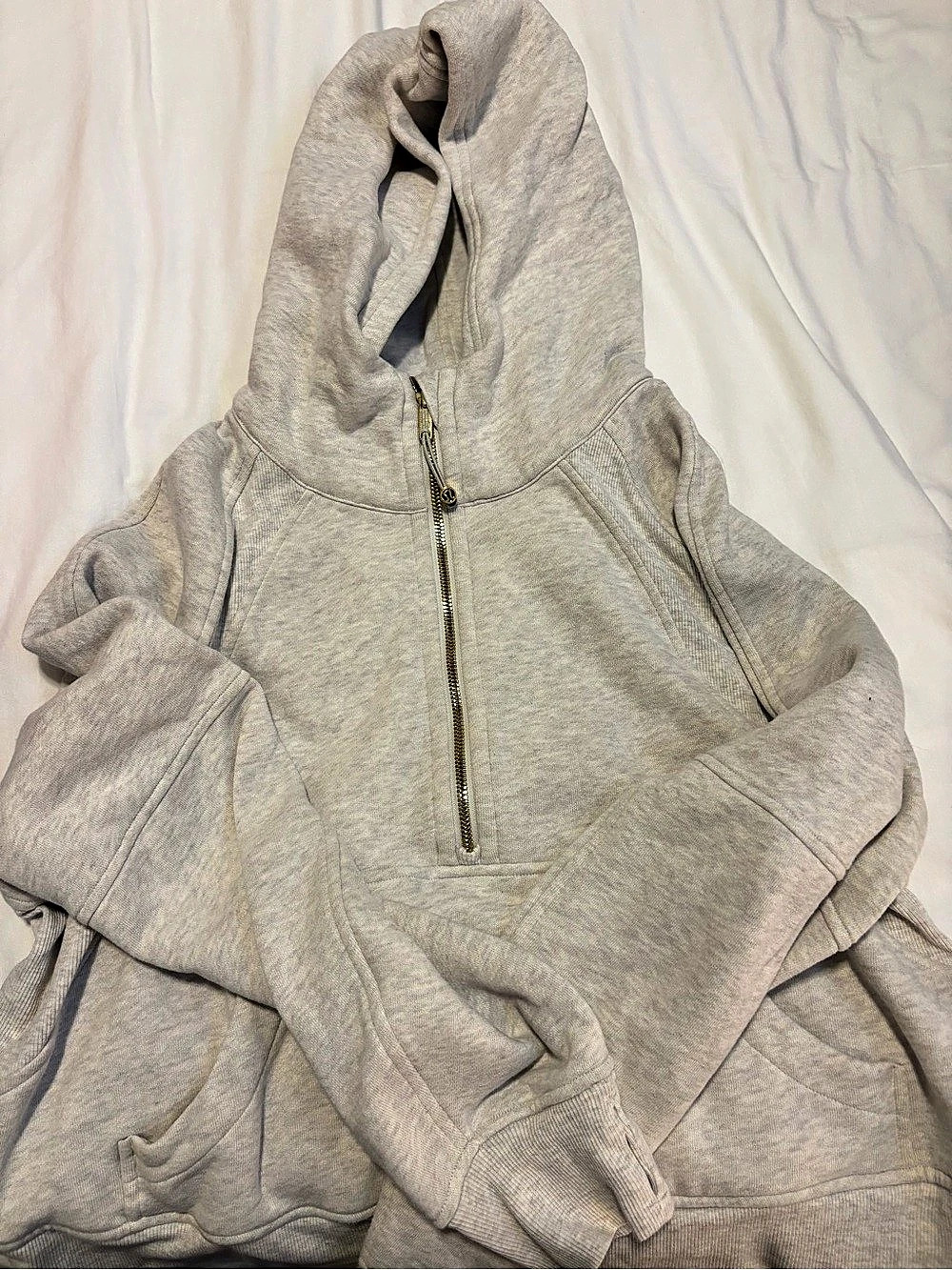 Lululemon Scuba half zip Gray Size M/L